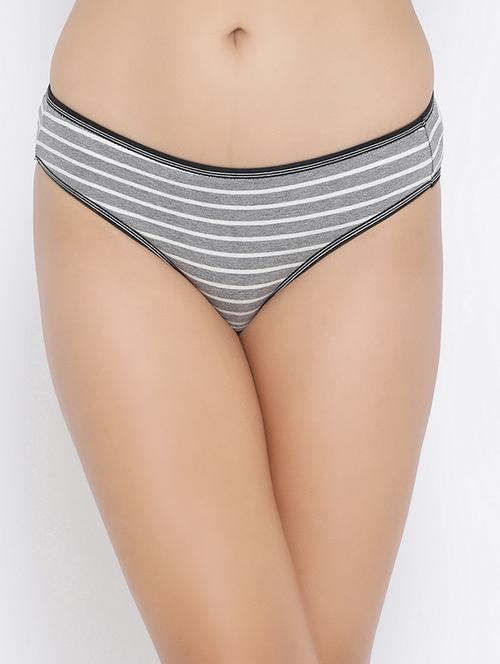 low rise striped bikini panty - 16823752 - Very Small Image - 1
