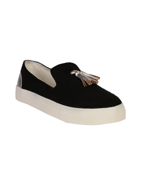 black slip on casual shoes - 16824079 - Very Small Image - 1