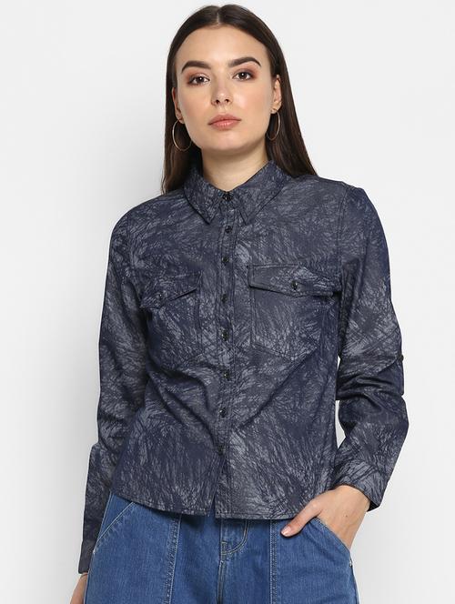 long sleeved abstract shirt - 16824703 - Very Small Image - 1