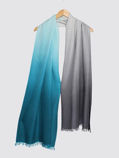 ombre woolen stole - 16825217 - Very Small Image - 1