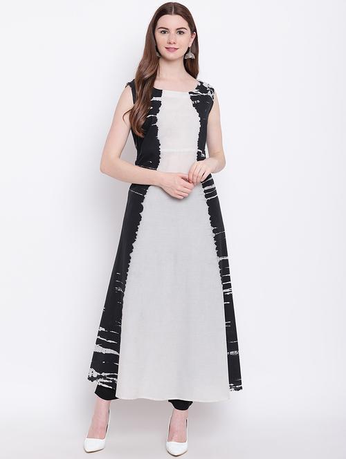 tie & die a-line kurta - 16825316 - Very Small Image - 1