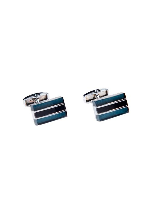 blue metal cufflinks - 16825605 - Very Small Image - 1