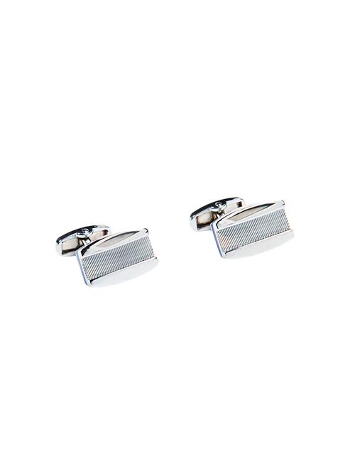 silver metal cufflinks - 16825613 - Very Small Image - 1