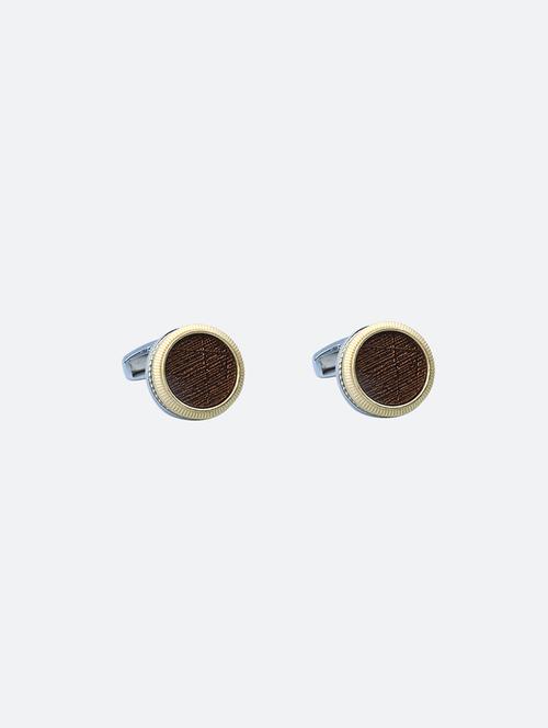 gold metal cufflinks - 16825653 - Very Small Image - 1