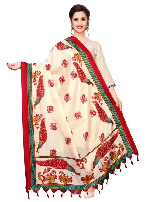 conversational printed dupatta - 16825848 - Very Small Image - 1