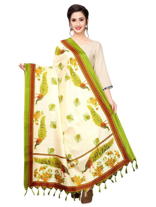 floral printed dupatta - 16825850 - Very Small Image - 1