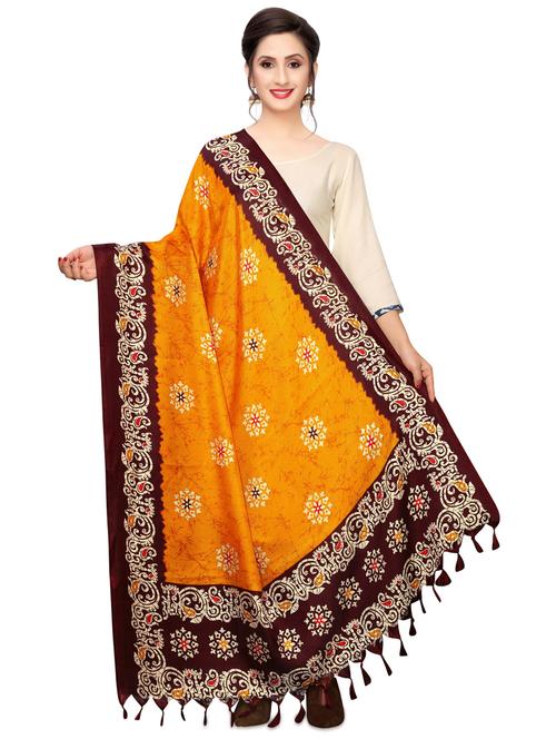 floral printed dupatta - 16825854 - Very Small Image - 1