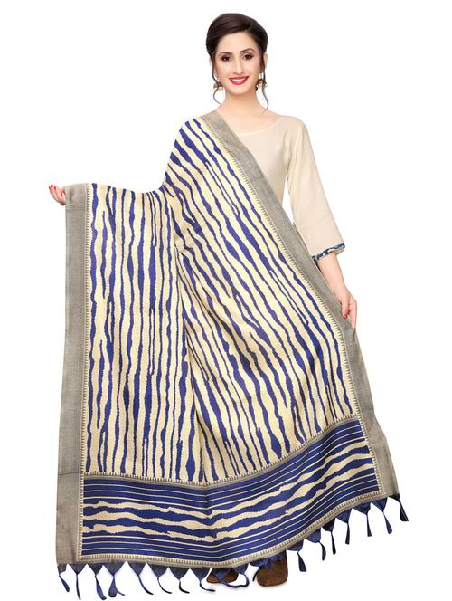 striped printed dupatta - 16825856 - Very Small Image - 1