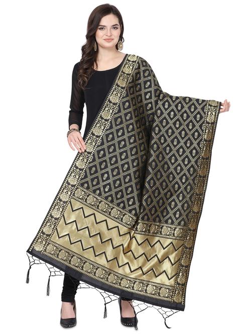 ethnic motif banarasi dupatta - 16825882 - Very Small Image - 1