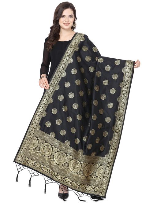polka dot banarasi dupatta - 16825886 - Very Small Image - 1