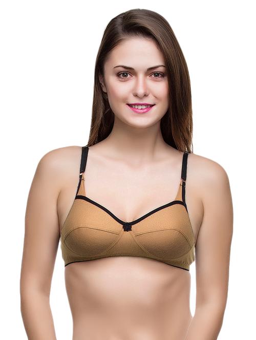 floral patch contrast piped bra - 16826975 - Very Small Image - 1