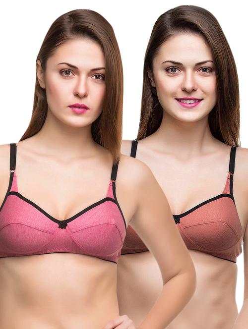 set of 2 floral patch bra - 16827006 - Very Small Image - 1