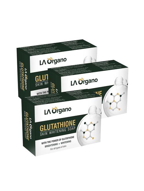 la organo glutathione skin whitening soap for brightening & whitening-all skin type(pack of 3) - 16828192 - Very Small Image - 1