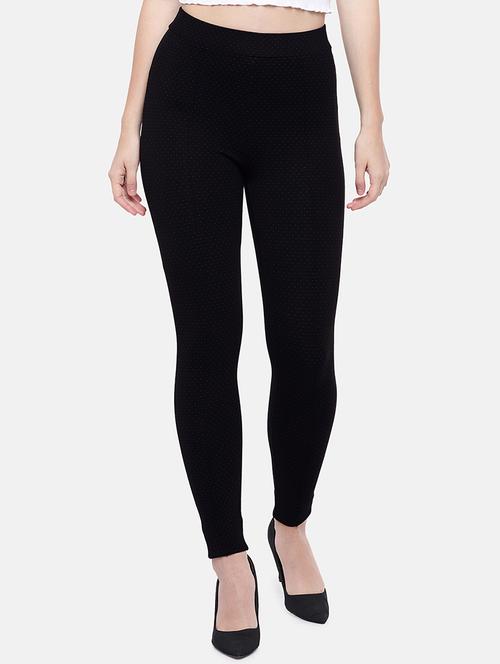 high rise pin dot jegging - 16828749 - Very Small Image - 1