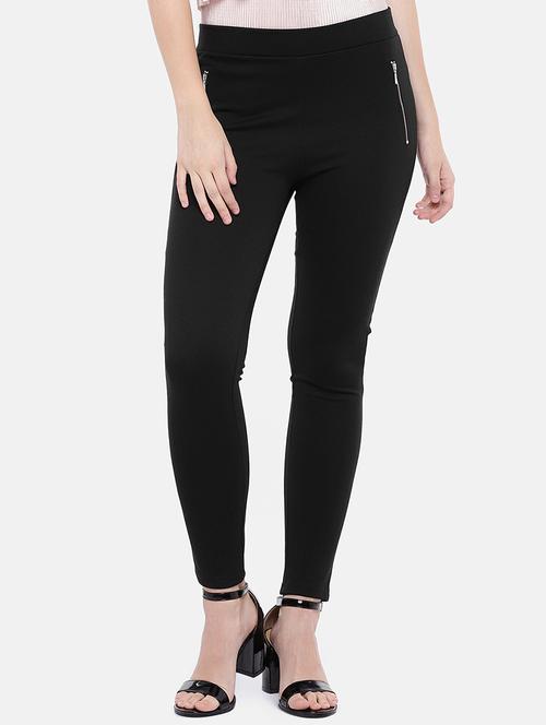 high rise solid jeggings - 16828750 - Very Small Image - 1