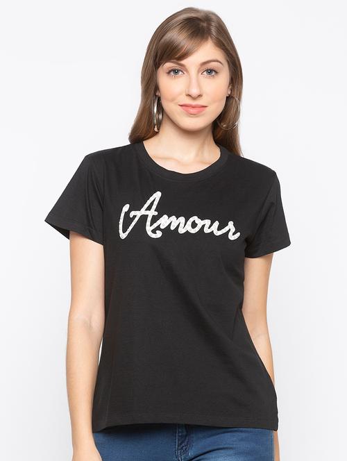 round neck quirky tee - 16828755 - Very Small Image - 1