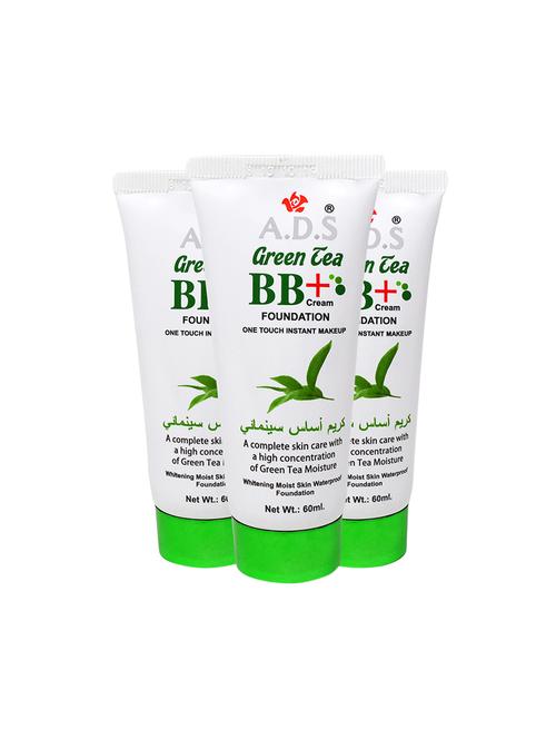 ads green bb+ cream moist skin waterproof foundation a1677 pack of 3 - 16829022 - Very Small Image - 1