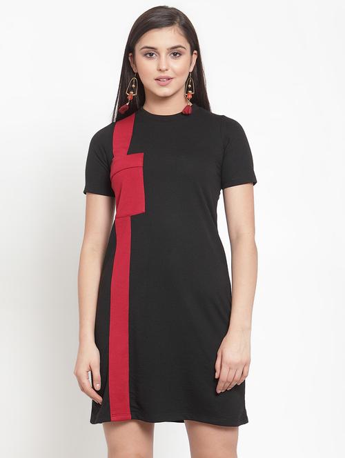 color block sheath dress - 16830201 - Very Small Image - 1