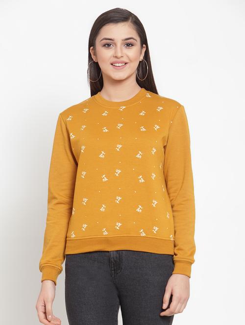 round neck floral sweatshirt - 16830215 - Very Small Image - 1
