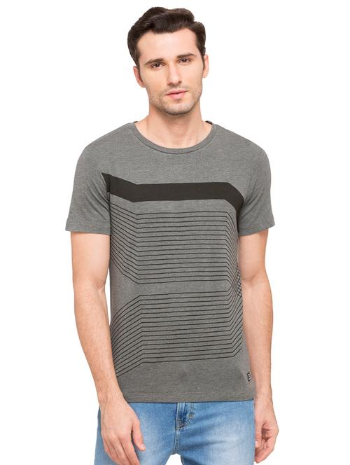 grey printed t-shirt - 16830760 - Very Small Image - 1