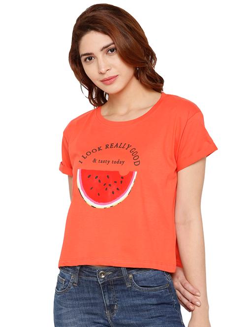 round neck quirky tee - 16830794 - Very Small Image - 1