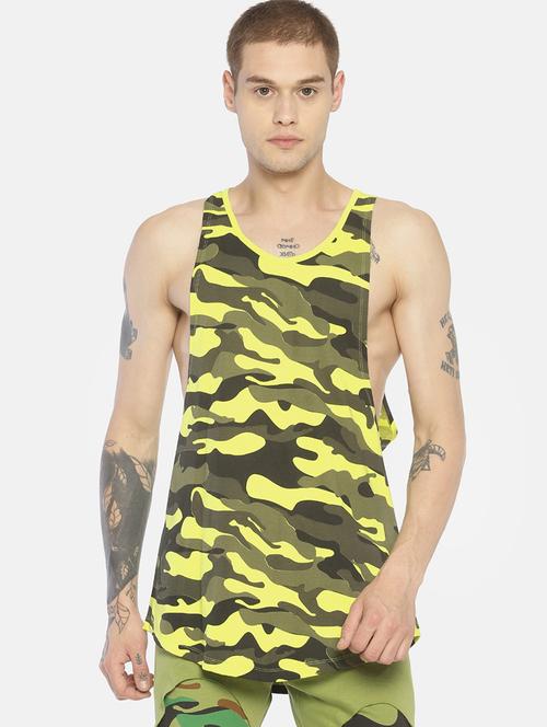 olive green camouflage vest - 16830921 - Very Small Image - 1