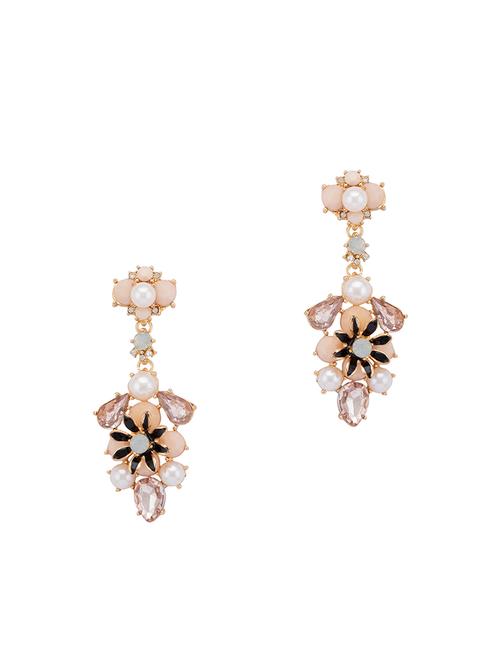 grey metal drop earring - 16831360 - Very Small Image - 1