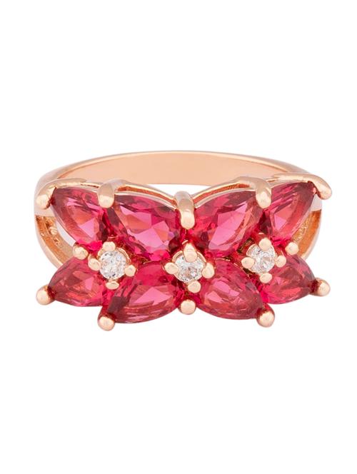 pink metal finger ring - 16831443 - Very Small Image - 1
