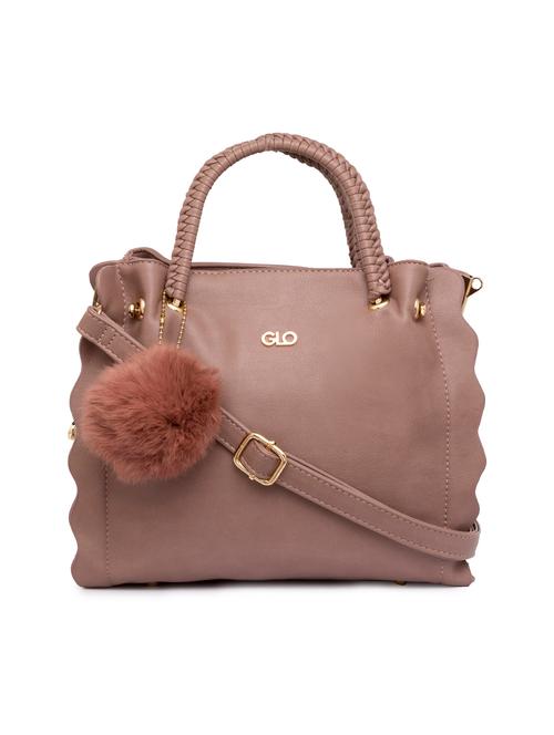 grey leatherette (pu) handbag - 16831471 - Very Small Image - 1