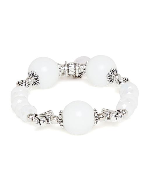 white metal bangle bracelet - 16831693 - Very Small Image - 1
