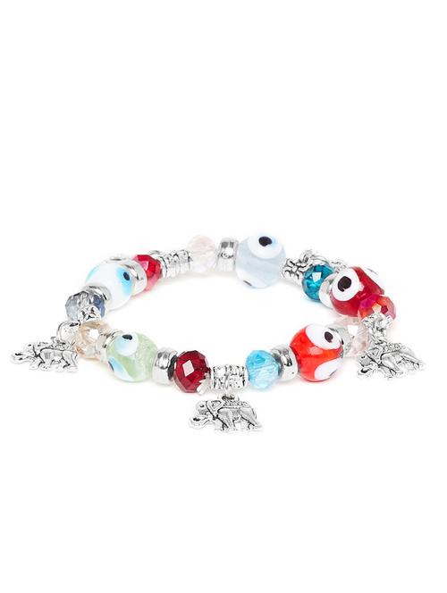 multi colored metal bangle bracelet - 16831709 - Very Small Image - 1