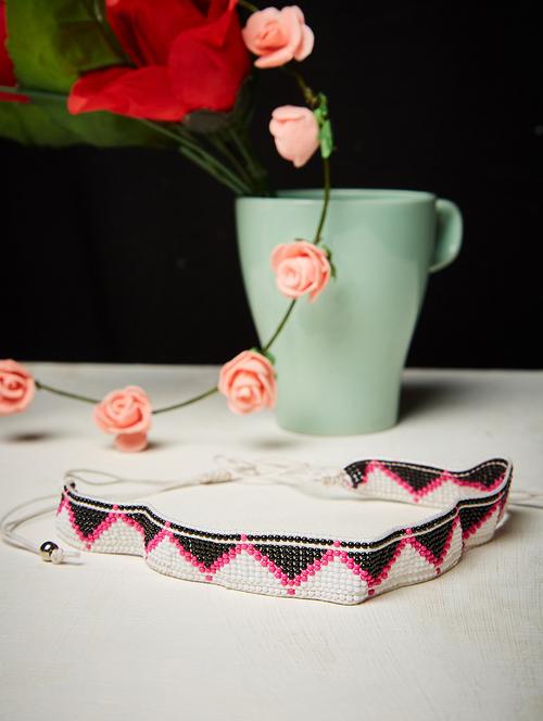 multi colored metal choker necklace - 16831977 - Very Small Image - 1
