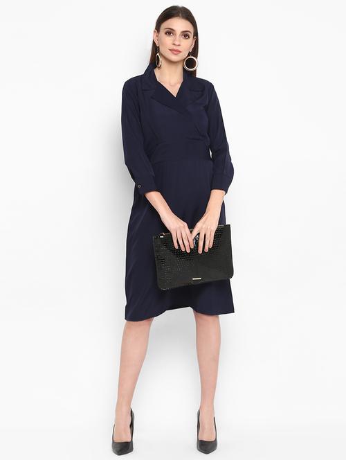 shirt collar a-line dress - 16832073 - Very Small Image - 1