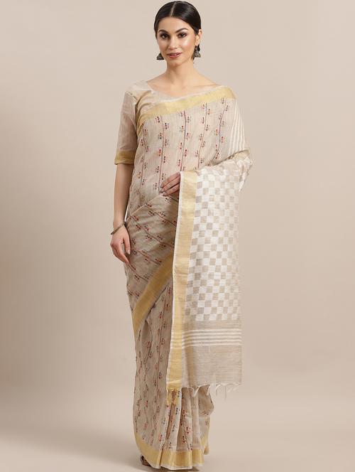 warli embroidered saree with blouse - 16832258 - Very Small Image - 1