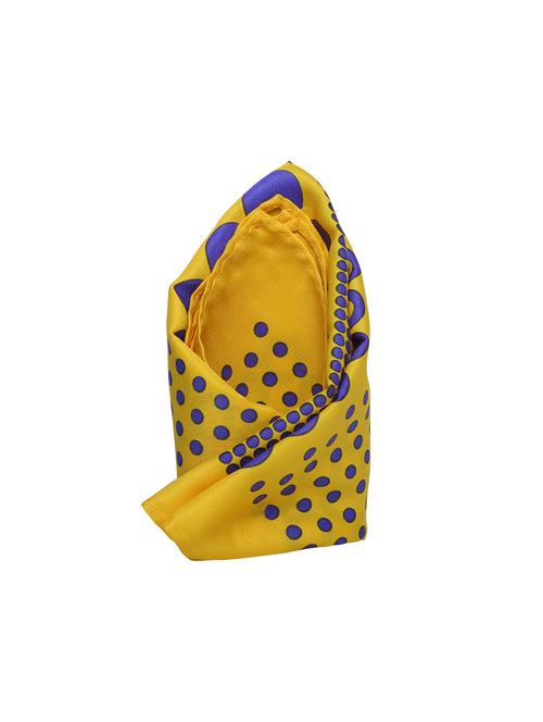 yellow polyester pocketsquare - 16832514 - Very Small Image - 1