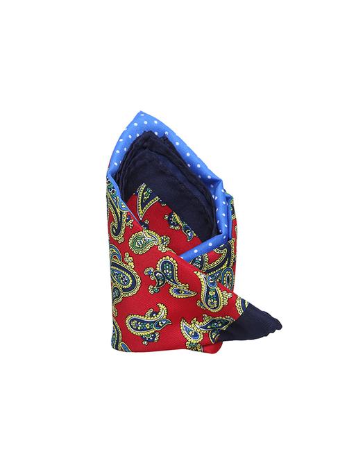 red polyester pocketsquare - 16832540 - Very Small Image - 1