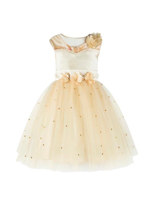 gold net frock - 16832838 - Very Small Image - 1