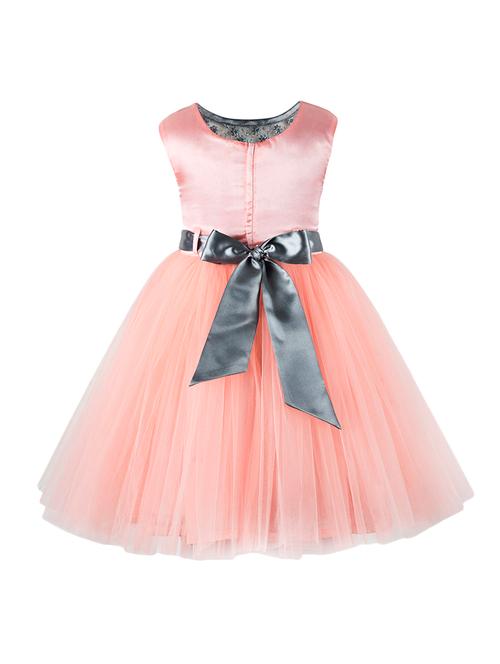 orange net frock - 16833037 - Very Small Image - 1