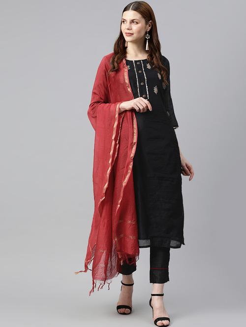 embroidered suit set - 16833275 - Very Small Image - 1