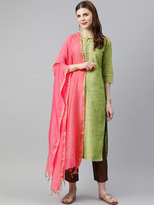 embroidered suit set - 16833278 - Very Small Image - 1