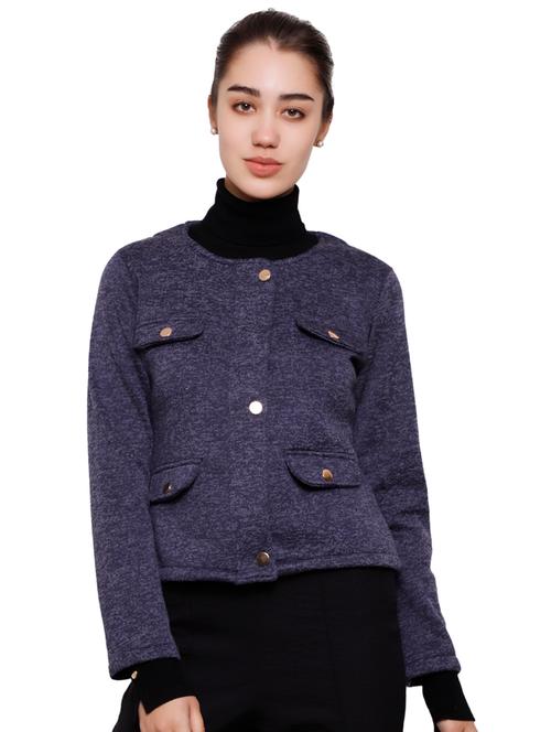 pocket flap detail melange jacket - 16833336 - Very Small Image - 1