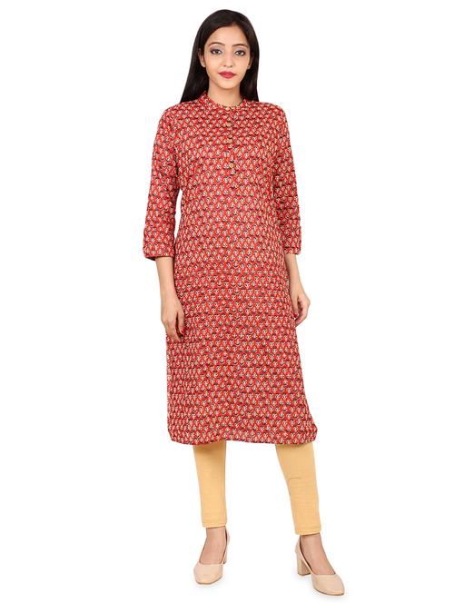floral straight kurta - 16833698 - Very Small Image - 1