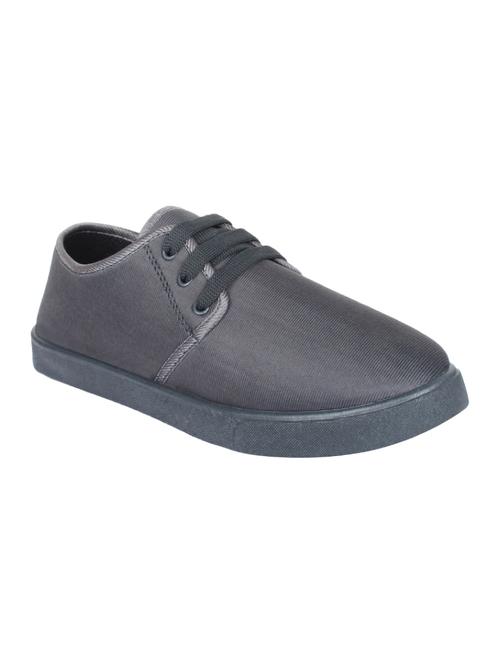 grey fabric lace up sneakers - 16833785 - Very Small Image - 1