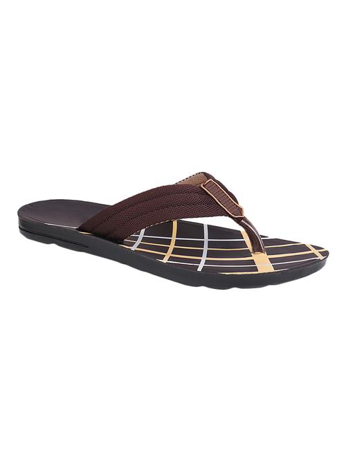 brown canvas toe separator slippers - 16833914 - Very Small Image - 1