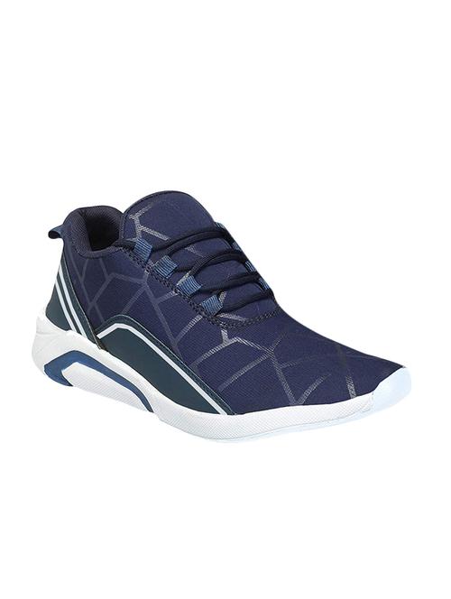 blue fabric lace up sport shoes - 16833991 - Very Small Image - 1