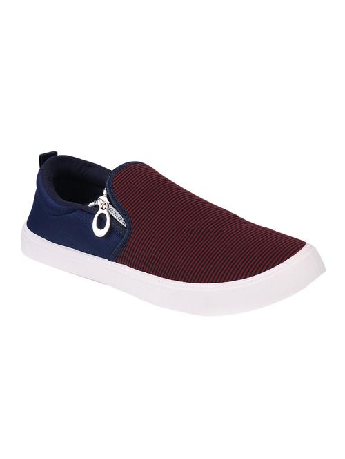 maroon canvas slipons - 16834074 - Very Small Image - 1