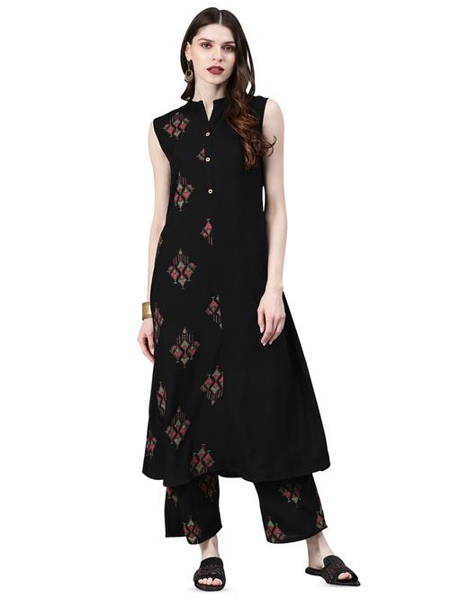 printed a-line kurta - 16834156 - Very Small Image - 1