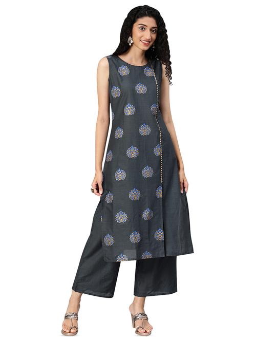 floral straight kurta - 16834167 - Very Small Image - 1