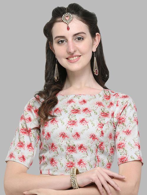 floral printed blouse - 16835018 - Very Small Image - 1