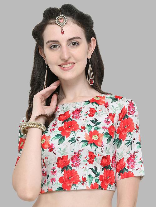 floral printed blouse - 16835023 - Very Small Image - 1